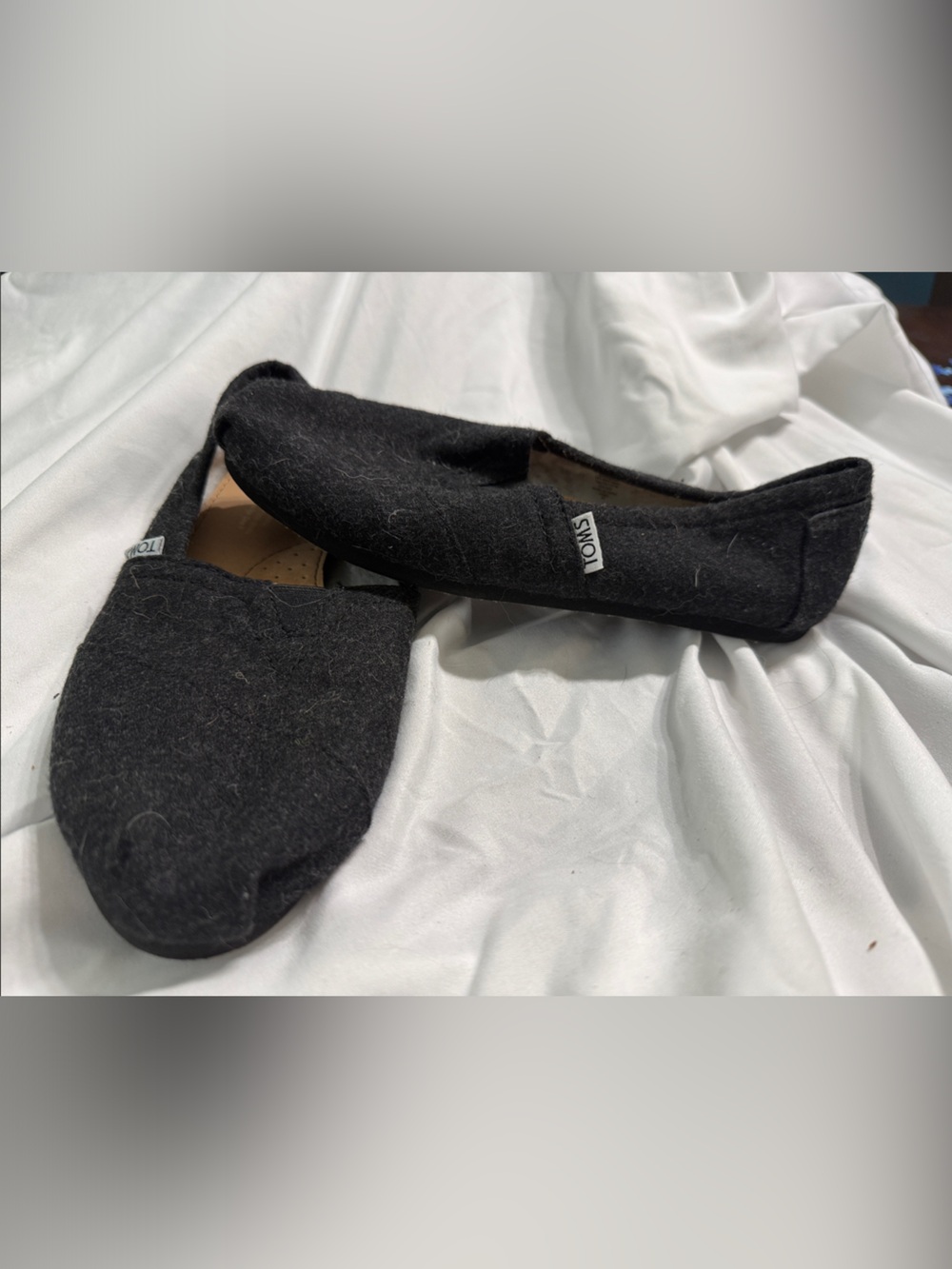 Fur lined slip ons
